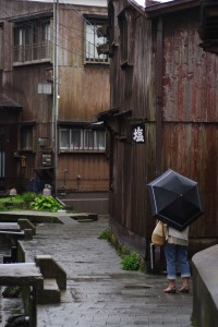 昔ながらの街並み宿根木